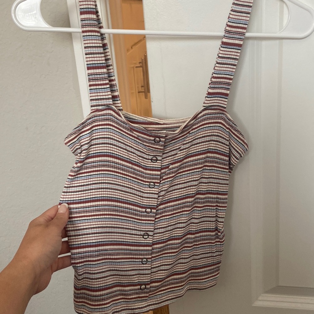 Button up tank top
